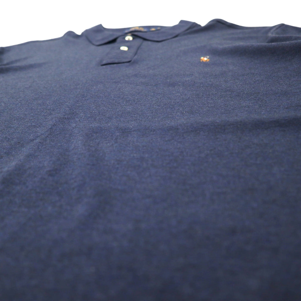 POLO RALPH LAUREN Pima Soft Touch Polo Shirt XXL Navy Cotton Small Pony Embroidery