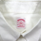 Brooks Brothers Oxford Button-Down Shirt, Size L, Supima Cotton, White, Non-Iron, with One-Point Logo