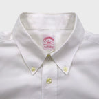 Brooks Brothers Oxford Button-Down Shirt, Size L, Supima Cotton, White, Non-Iron, with One-Point Logo