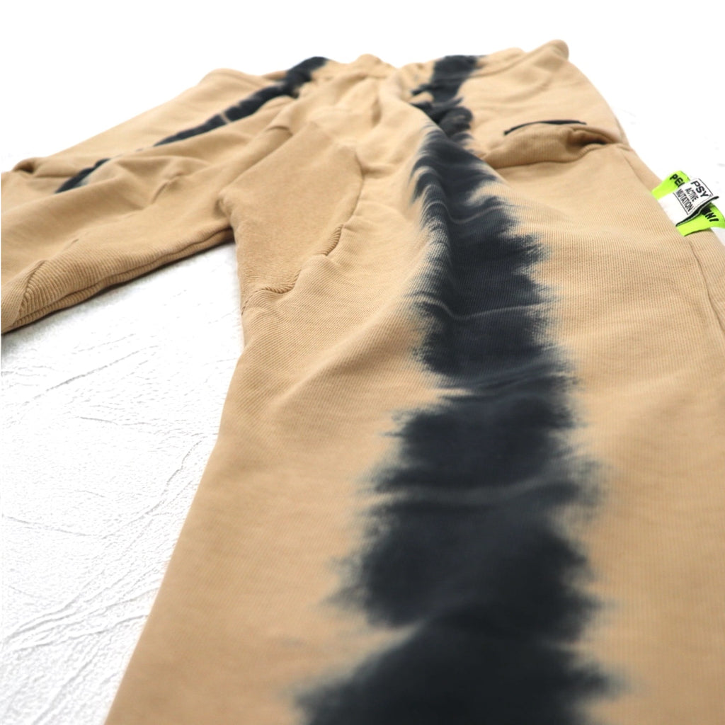 P.A.M. PERKS AND MINI スウェットパンツ BTC RUST TIE DYE DUPIO PANTS ベージュ タイダイ