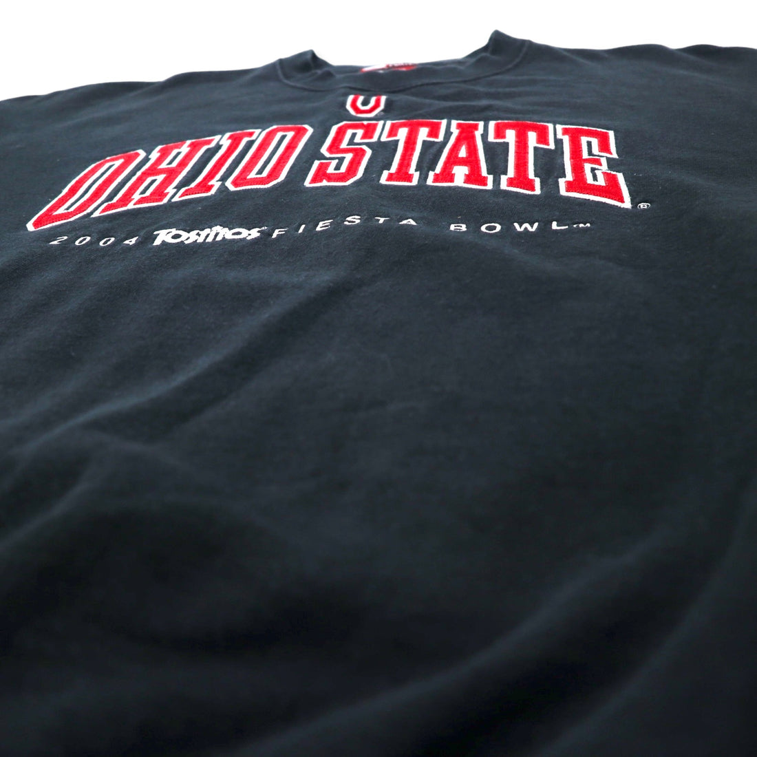 SPORTEX USA made college embroidered sweatshirt XL black cotton OHIO STATE big size