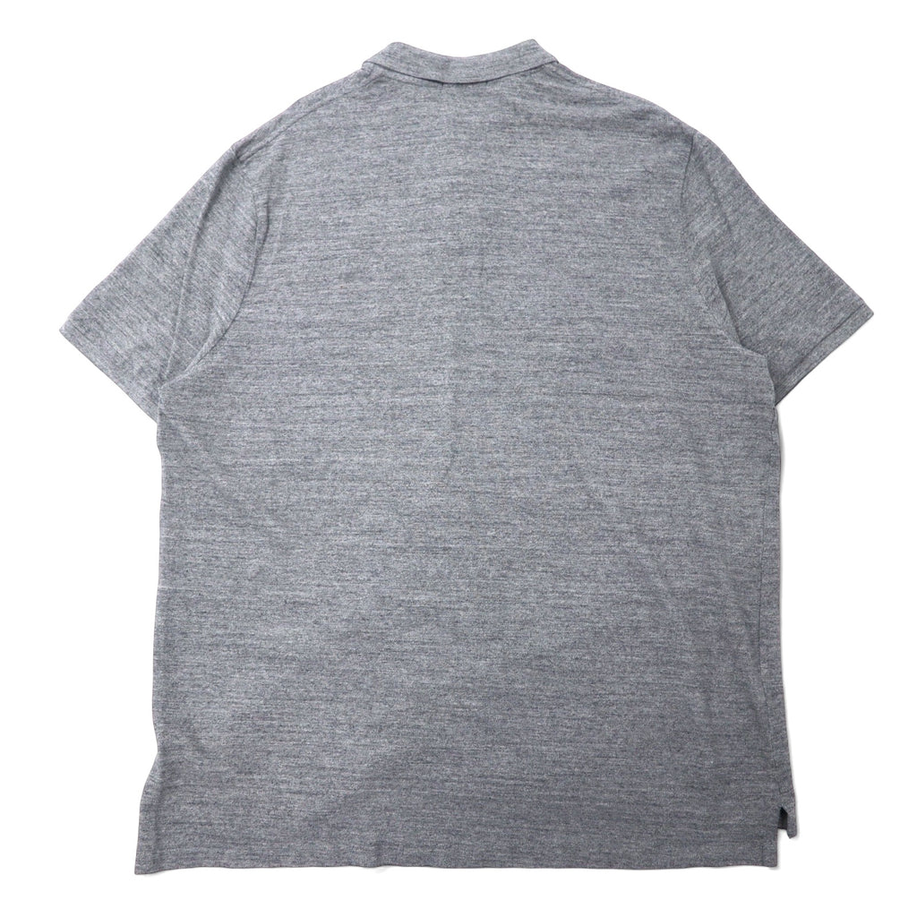 POLO RALPH LAUREN Classic Fit Polo Shirt XXL Grey Cotton Small Pony Embroidery