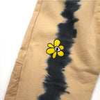 P.A.M. PERKS AND MINI スウェットパンツ BTC RUST TIE DYE DUPIO PANTS ベージュ タイダイ