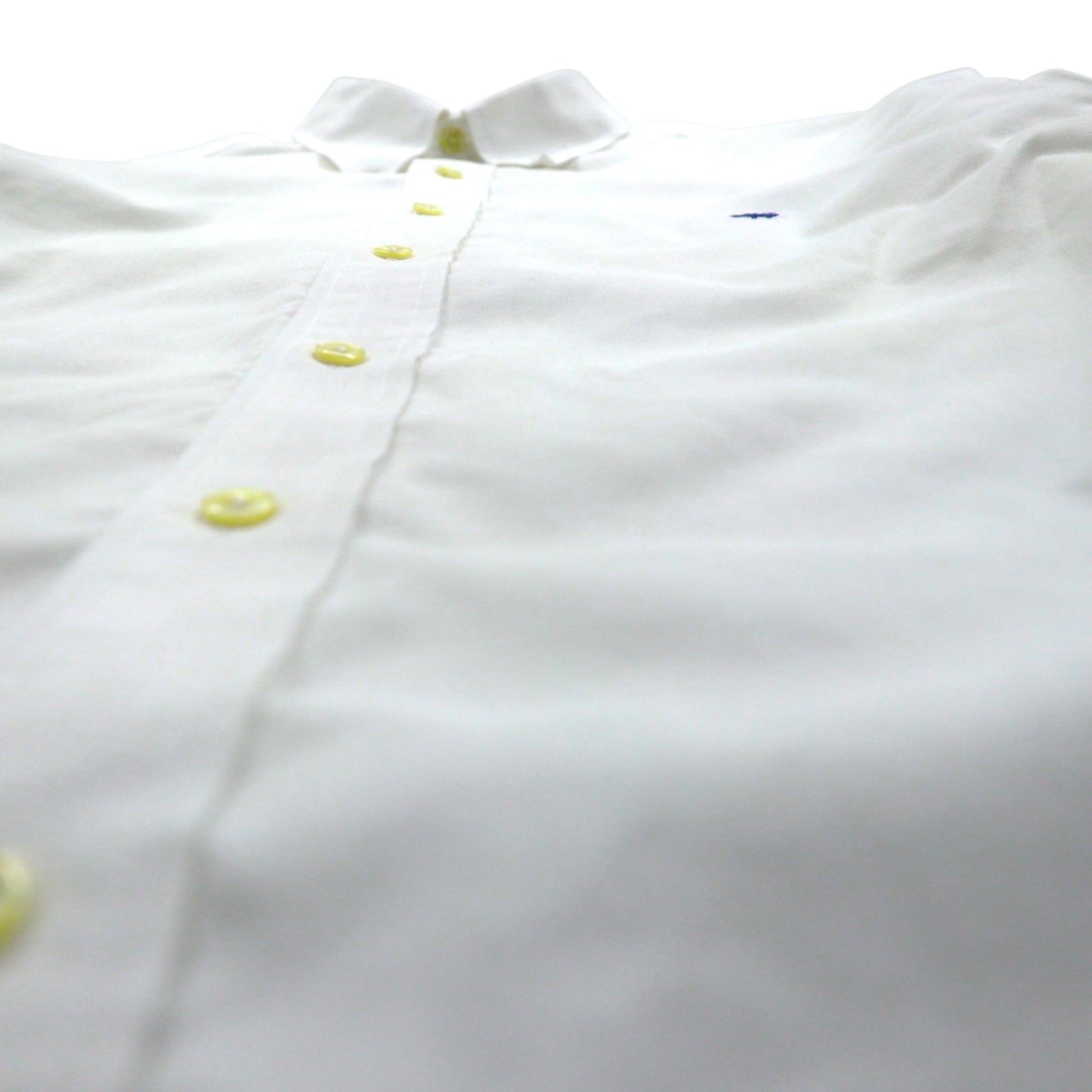 Brooks Brothers オックスフォード ボタンダウン シャツ L スーピマコットン ホワイト ノンアイロン ワンポイントロゴ