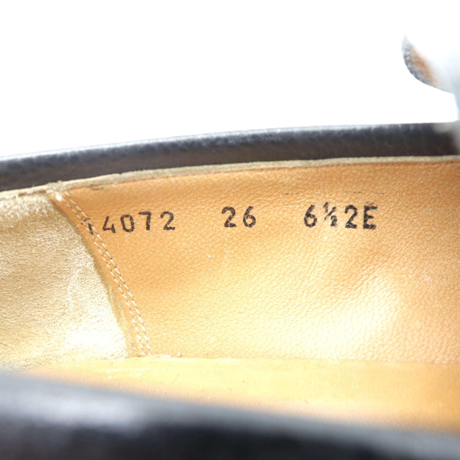 Salvatore Ferragamo ガンチーニ ローファー 24.5cm ブラック レザー ロゴプレート 14072 イタリア製