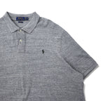 POLO RALPH LAUREN Classic Fit Polo Shirt XXL Grey Cotton Small Pony Embroidery