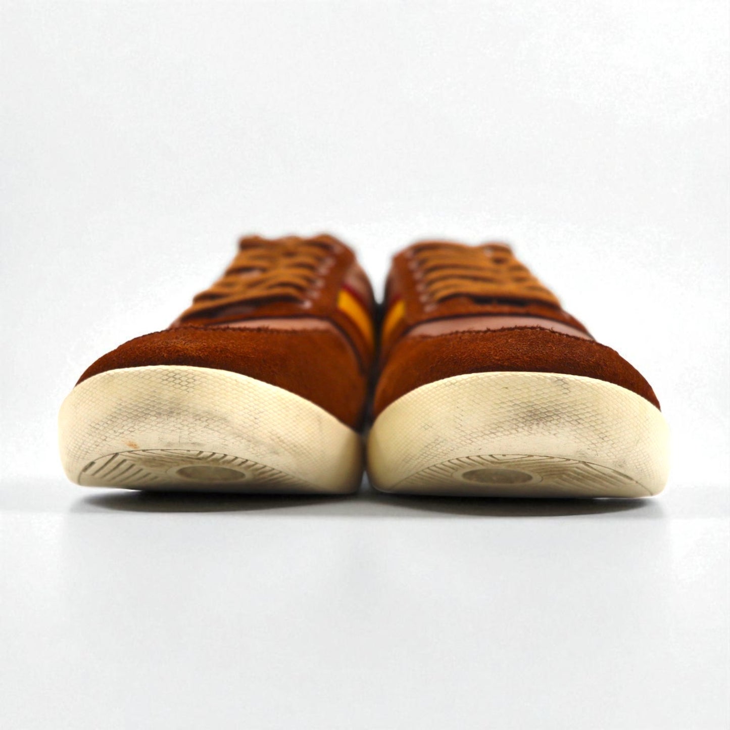 Polo by Ralph Lauren カミロ CAMILO Ⅱ トレーナーシューズ スニーカー 27cm ブラウン レザー 14557