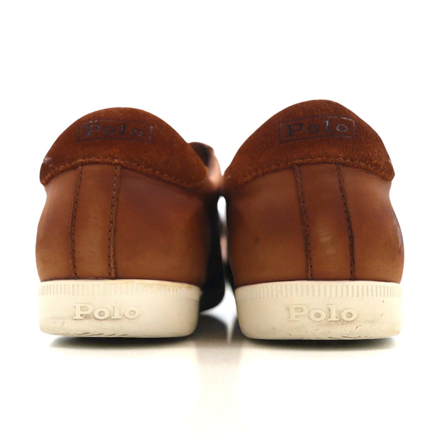 Polo by Ralph Lauren カミロ CAMILO Ⅱ トレーナーシューズ スニーカー 27cm ブラウン レザー 14557