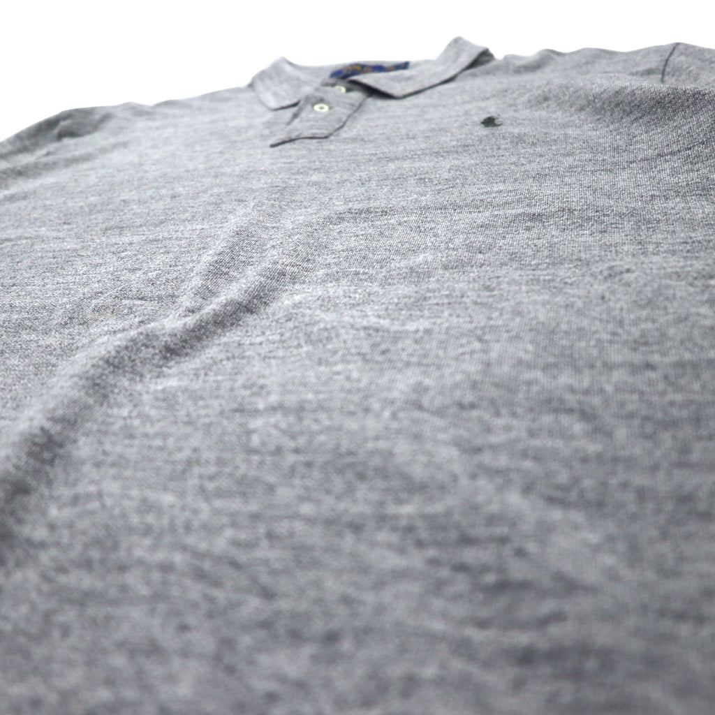 POLO RALPH LAUREN Classic Fit Polo Shirt XXL Grey Cotton Small Pony Embroidery