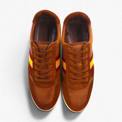 Polo by Ralph Lauren カミロ CAMILO Ⅱ トレーナーシューズ スニーカー 27cm ブラウン レザー 14557