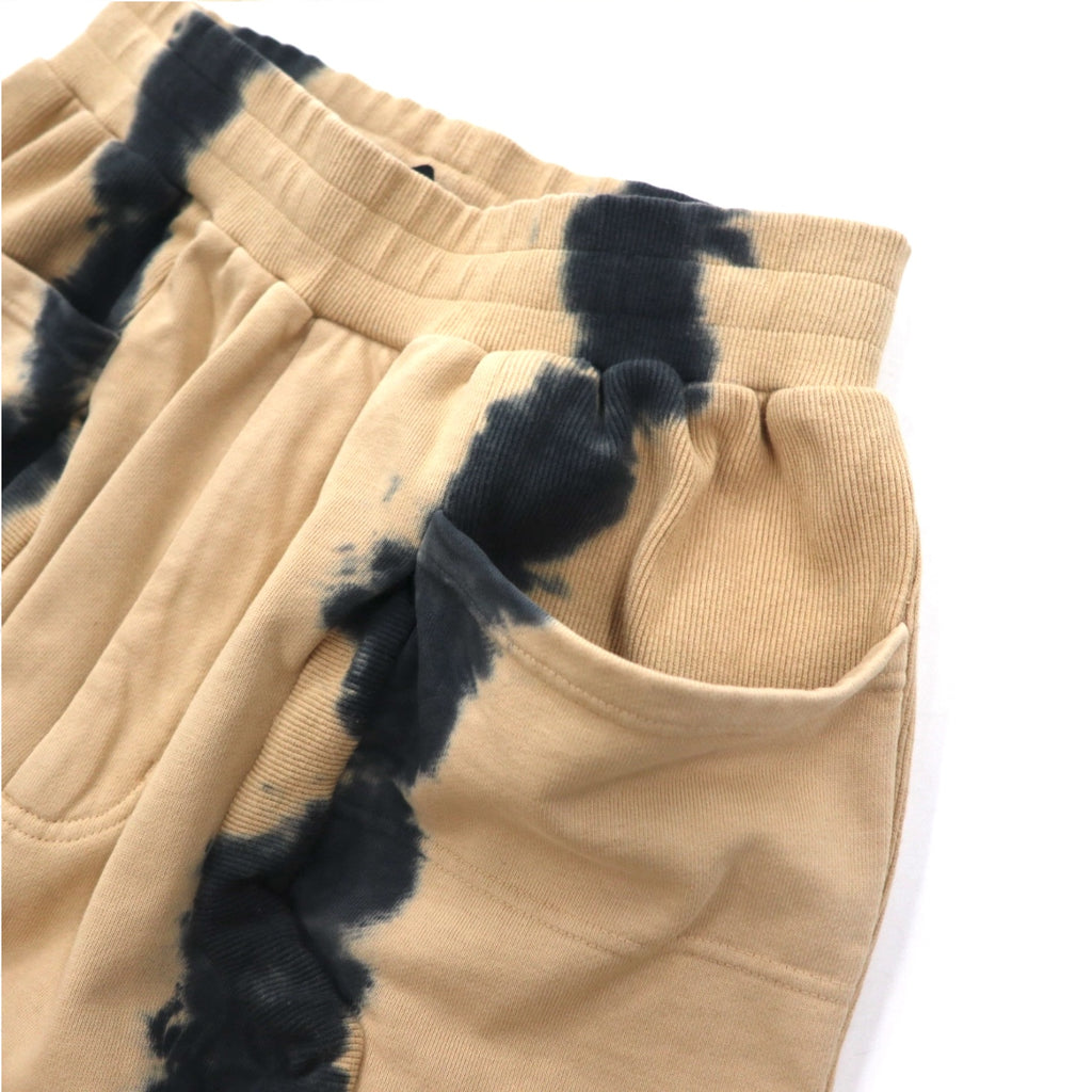 P.A.M. PERKS AND MINI スウェットパンツ BTC RUST TIE DYE DUPIO PANTS ベージュ タイダイ