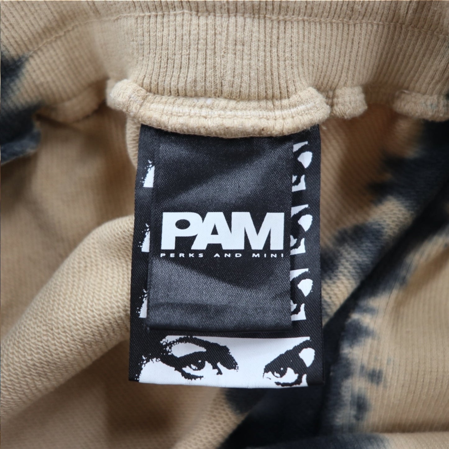 PAM PERKS AND MINI SWEATPANTS BTC RUST TIE DYE DUPIO PANTS BEIGE TIE DYE