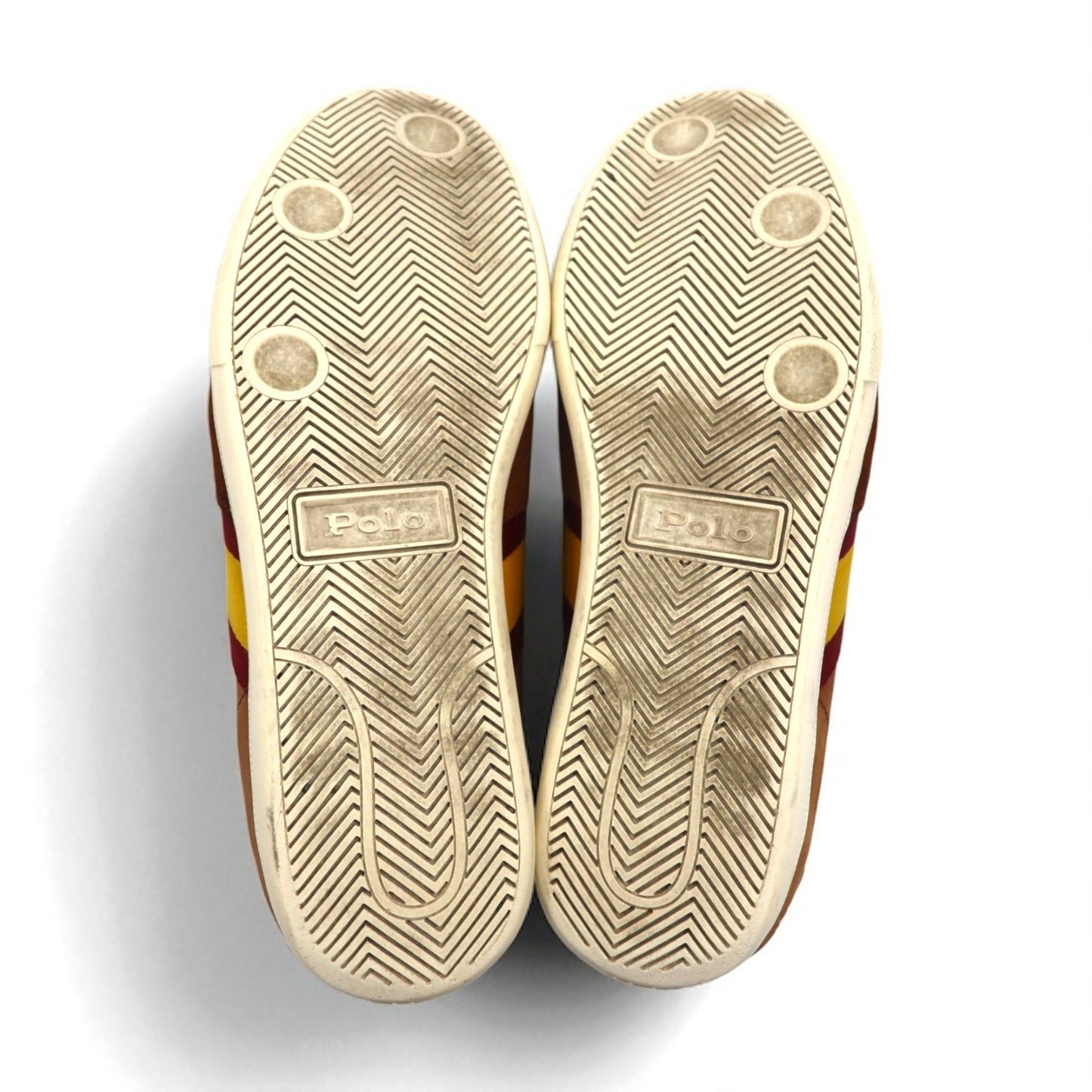 Polo by Ralph Lauren カミロ CAMILO Ⅱ トレーナーシューズ スニーカー 27cm ブラウン レザー 14557