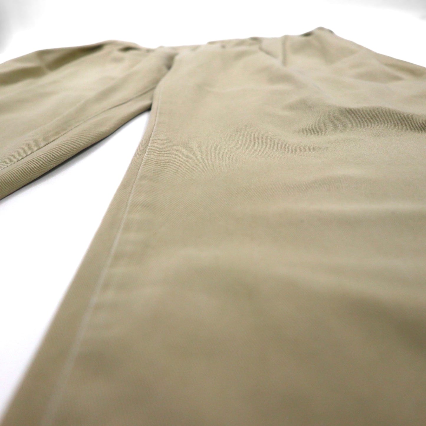 Polo Ralph Lauren 90年代 ポロチノ 2タック ワイド チノパンツ ワークパンツ L ベージュ ETHAN PANT