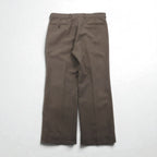 Levi's 80年代 USA製 Action Slacks スタプレ STA-PREST スラックスパンツ L ブラウン ロケットTALONジップ