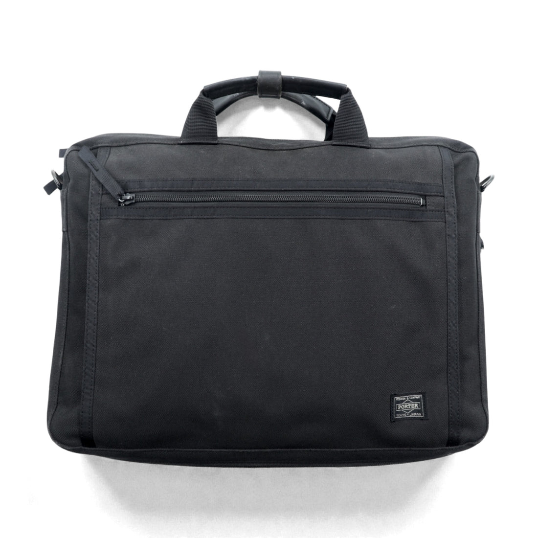 PORTER CLIP 2WAY Briefcase Shoulder Bag Black Business Bag Made in Japan