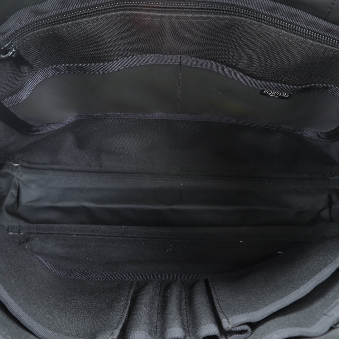 PORTER CLIP 2WAY Briefcase Shoulder Bag Black Business Bag Made in Japan
