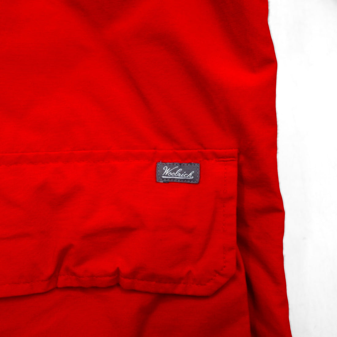 Woolrich 90年代 60/40クロス マウンテンパーカー L レッド ドローコード ライナー付 ダブルジップ