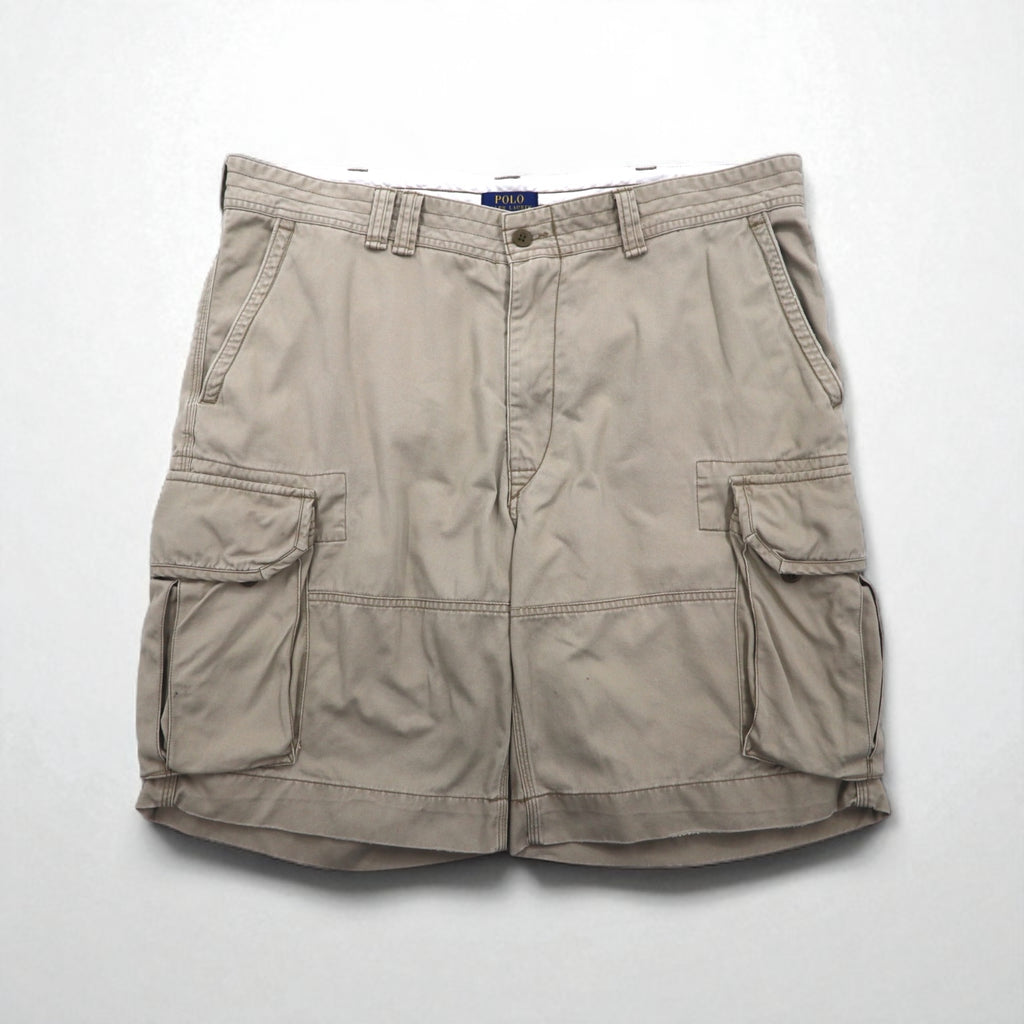 POLO RALPH LAUREN ポロチノ カーゴ ショートパンツ ハーフパンツ XL ベージュ コットン 膝下丈
