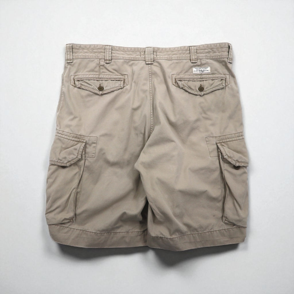 POLO RALPH LAUREN ポロチノ カーゴ ショートパンツ ハーフパンツ XL ベージュ コットン 膝下丈