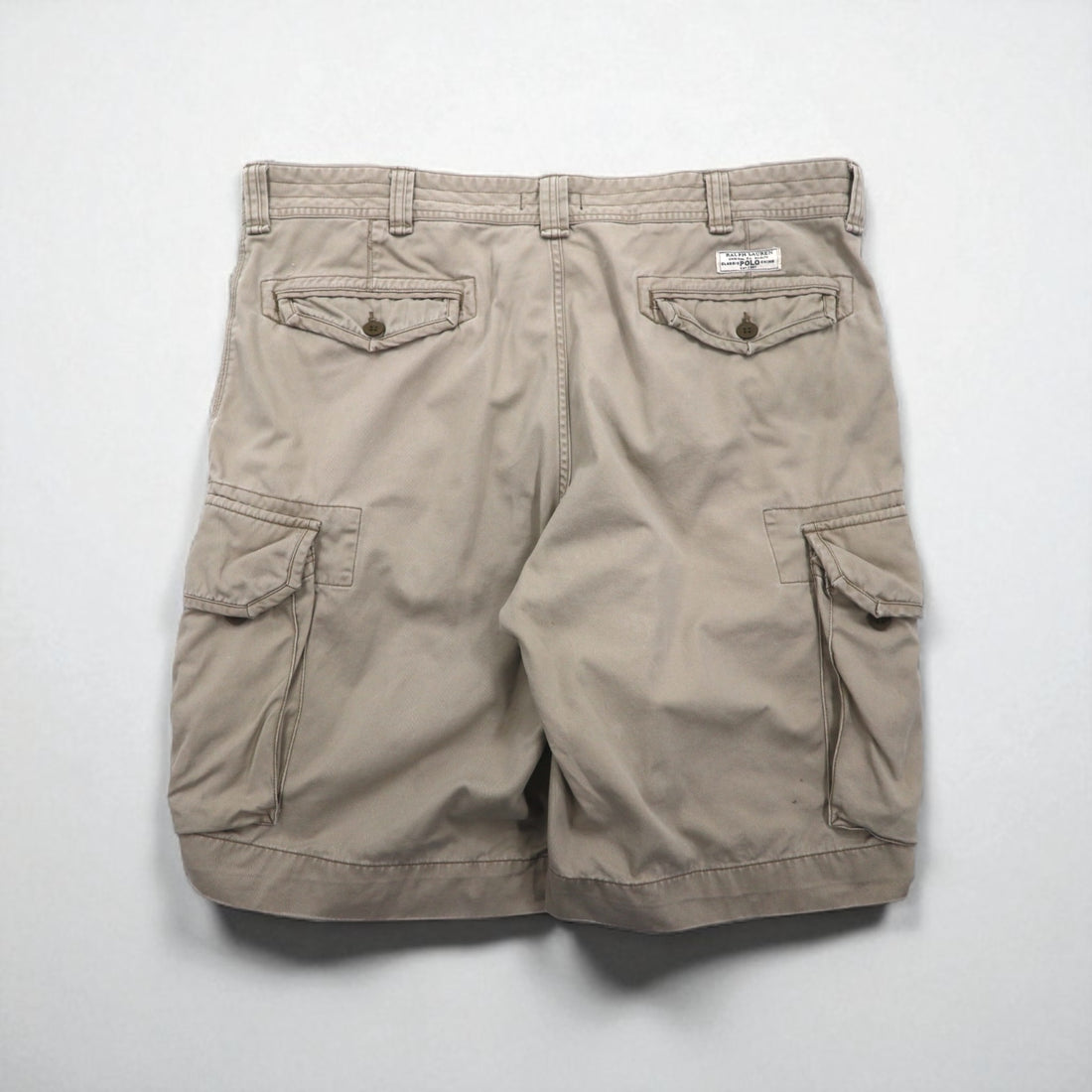POLO RALPH LAUREN ポロチノ カーゴ ショートパンツ ハーフパンツ XL ベージュ コットン 膝下丈