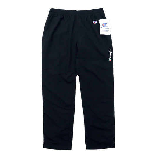 日本然リトテ-古着オンライン-Champion ナイロンパンツ ジャージ S ブラック 裏地メッシュ C3-M208 未使用品-Champion Nylon Pants Jersey S Black Lining Mesh C3-M208 Unused