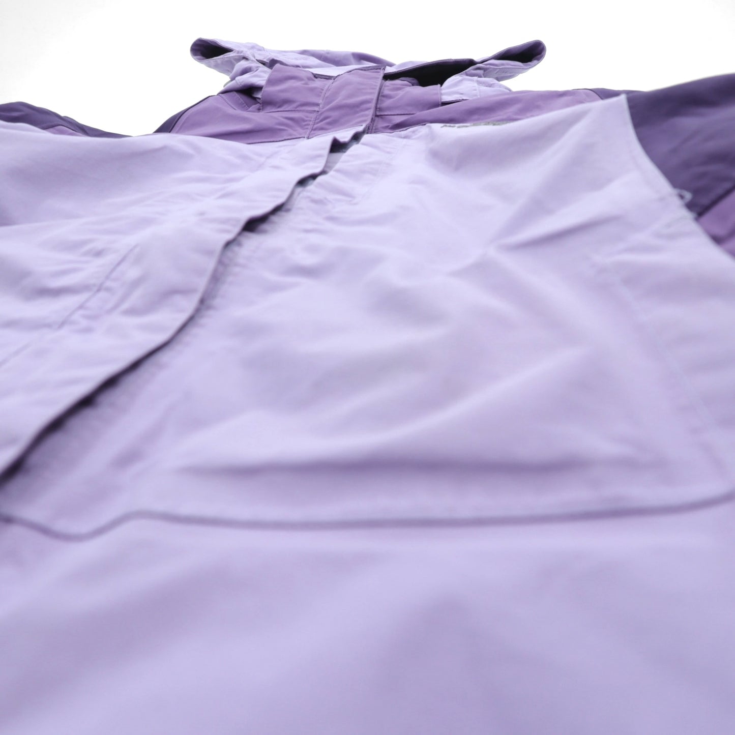 THE NORTH FACE Mountain Parka L Purple Nylon HYVENT Waterproof Breathable Zip-in-Zip Double Zip