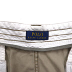 POLO RALPH LAUREN ポロチノ カーゴ ショートパンツ ハーフパンツ XL ベージュ コットン 膝下丈