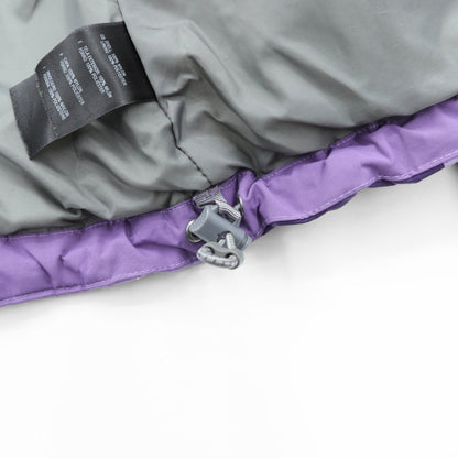 THE NORTH FACE Mountain Parka L Purple Nylon HYVENT Waterproof Breathable Zip-in-Zip Double Zip