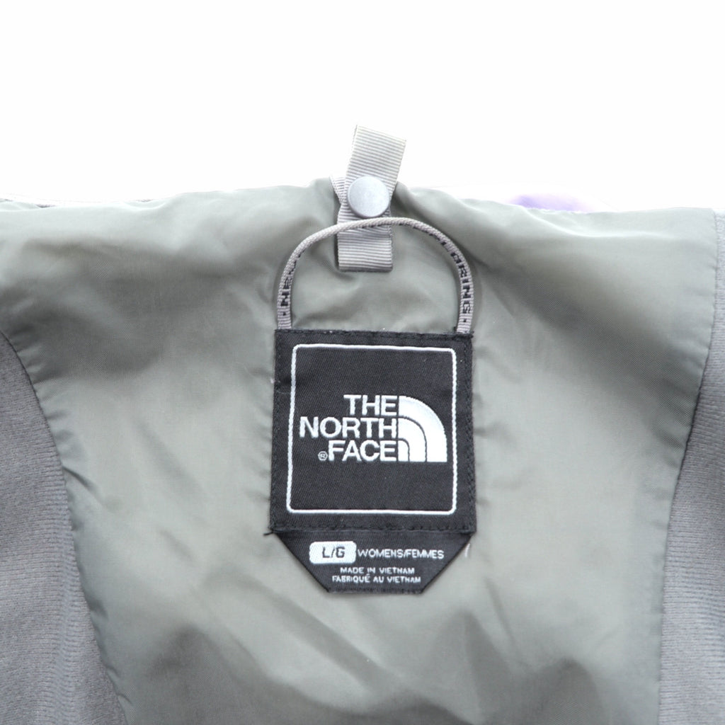 THE NORTH FACE Mountain Parka L Purple Nylon HYVENT Waterproof Breathable Zip-in-Zip Double Zip