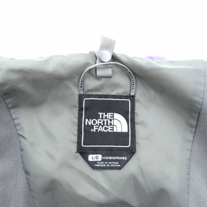 THE NORTH FACE Mountain Parka L Purple Nylon HYVENT Waterproof Breathable Zip-in-Zip Double Zip