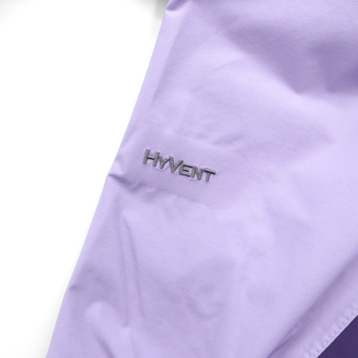 THE NORTH FACE Mountain Parka L Purple Nylon HYVENT Waterproof Breathable Zip-in-Zip Double Zip