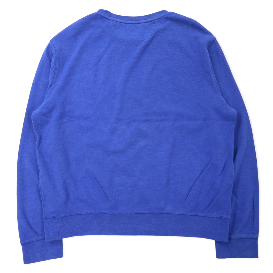 POLO RALPH LAUREN Performance Sweatshirt L Blue Cotton PERFORMANCE Small Pony Embroidery