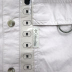 Columbia 半袖 ボタンダウン フィッシングシャツ M ベージュ ポリエステル Marquam Trail S/S Shirt AM7240 スリランカ製 未使用品