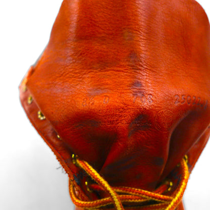 RED WING USA製 8インチ クラシックラウンド プレーントゥ レースアップブーツ 26.5cm ブラウン レザー 708