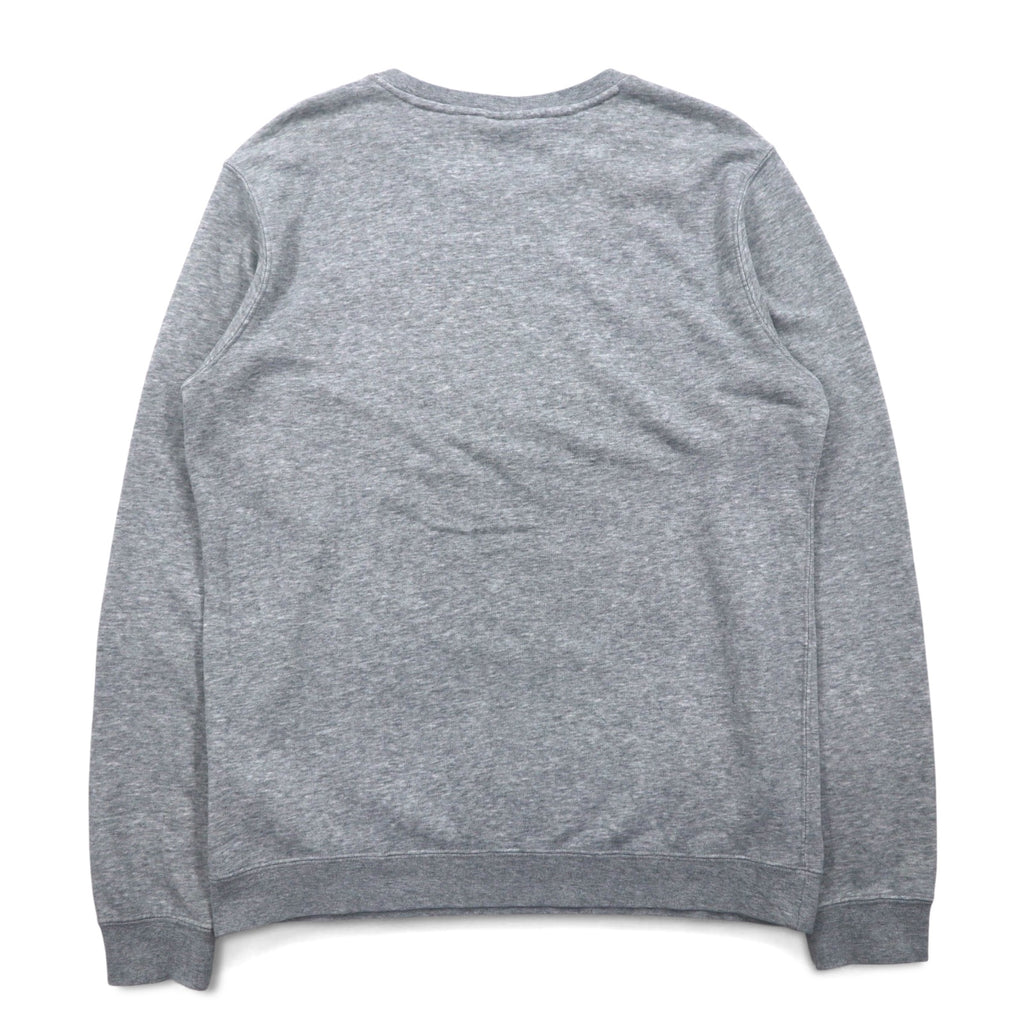 NIKE Crew Neck Sweatshirt M Grey Cotton 804343-063