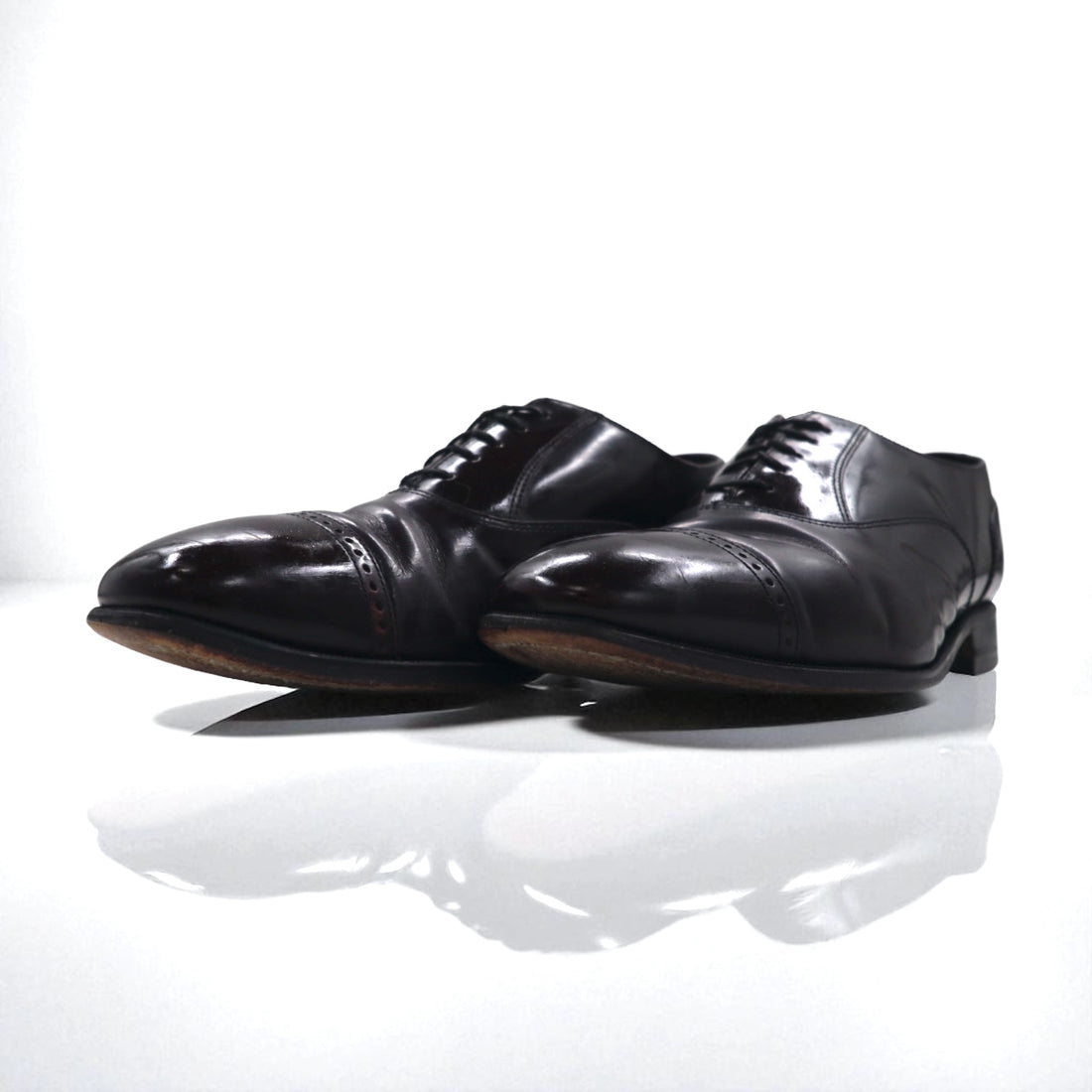 FLORSHEIM Straight Tip Dress Shoes 27.5cm Bordeaux Leather 11616-601