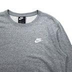 NIKE Crew Neck Sweatshirt M Grey Cotton 804343-063