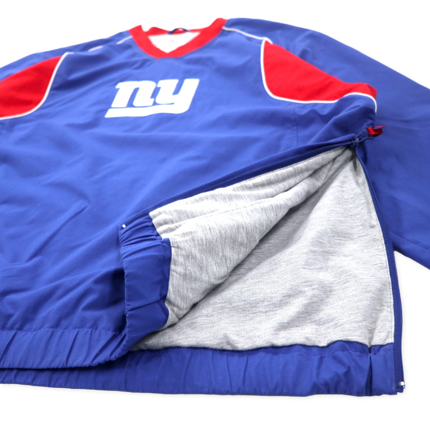 NFL TEAM APPAREL ピステ プルオーバー スポーツジャケット 2XL ブルー ポリエステル New York Giants ビッグサイズ
