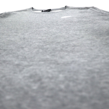 NIKE クルーネック スウェット M グレー コットン 804343-063