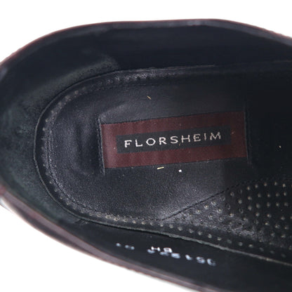 FLORSHEIM ストレートチップ ドレスシューズ 27.5cm ボルドー レザー 11616-601