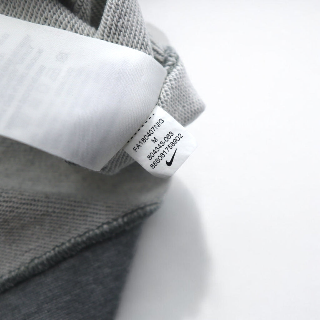 NIKE Crew Neck Sweatshirt M Grey Cotton 804343-063