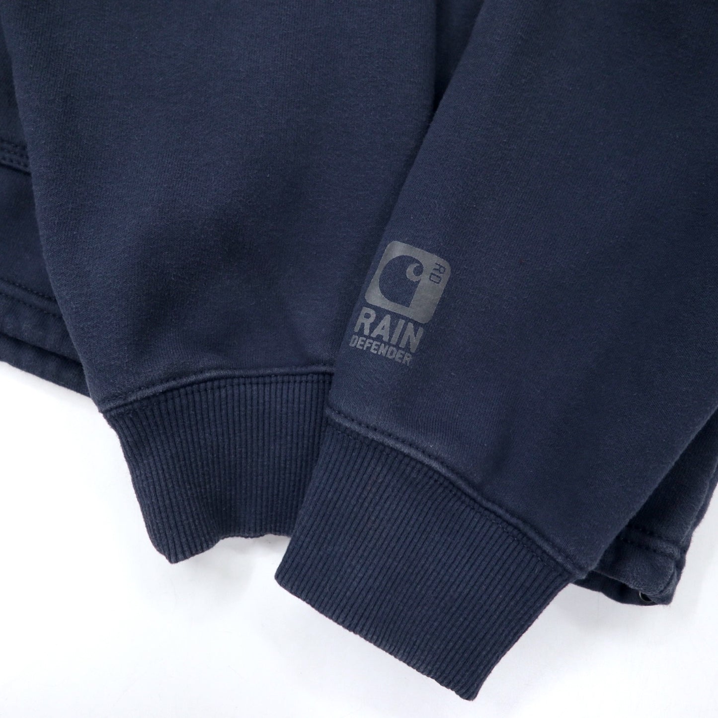 carhartt ハーフジップ ヘビーウェイト スウェット L ネイビー コットン 裏起毛 RAIN DEFENDER PAXTON HEAVYWEIGHT QUARTER-ZIP SWEATSHIRT 102277 メキシコ製