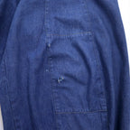 needles Linen Denim Knee-Del Pants HDPant-Jean S, Indigo Blue, Linen and Cotton, Made in Japan