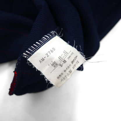 adidas 90年代 デサント社製 トラック ジャージ セットアップ M スタンドカラー 裾ジップ スリット