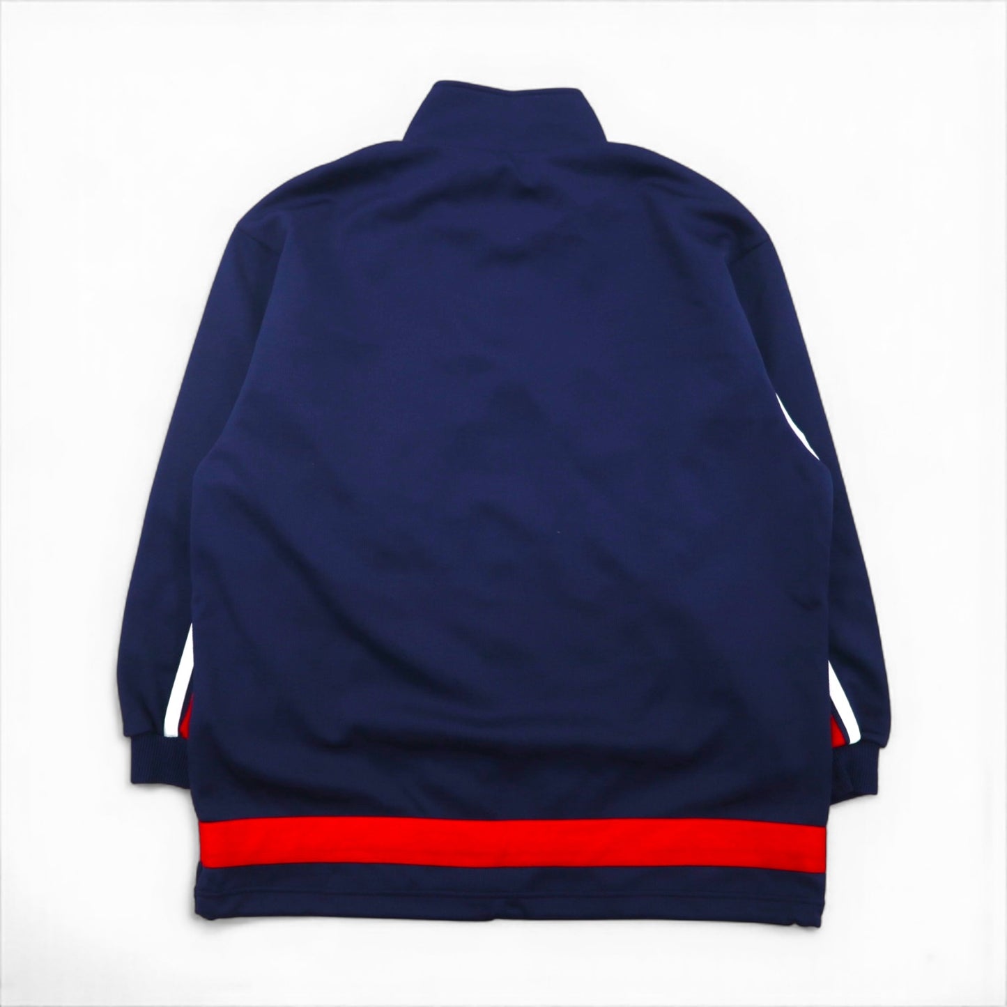 adidas 90年代 デサント社製 トラック ジャージ セットアップ M スタンドカラー 裾ジップ スリット