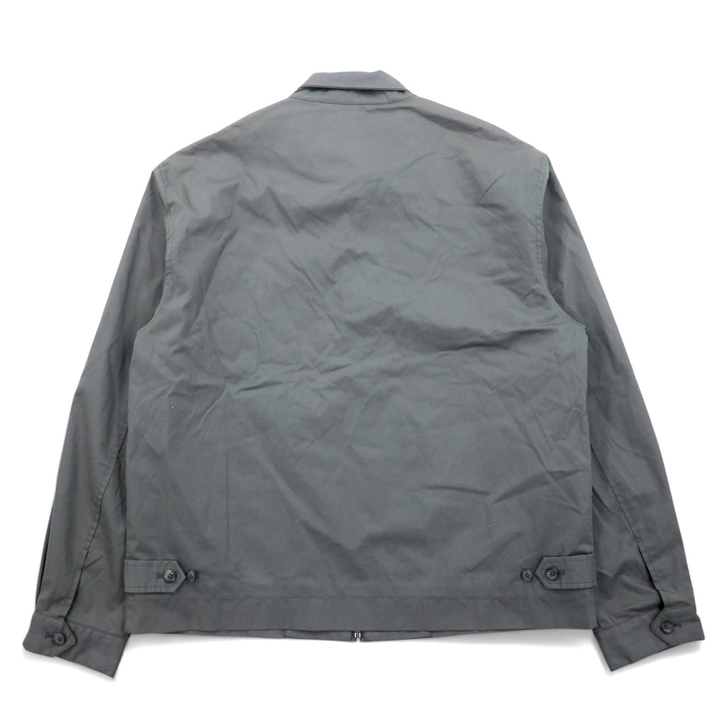 346 BROOKS BROTHERS スウィングトップ ハリントンジャケット M グレー コットン