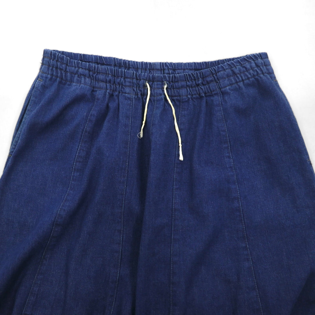 needles Linen Denim Knee-Del Pants HDPant-Jean S, Indigo Blue, Linen and Cotton, Made in Japan