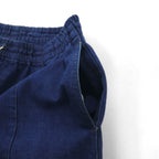 needles Linen Denim Knee-Del Pants HDPant-Jean S, Indigo Blue, Linen and Cotton, Made in Japan