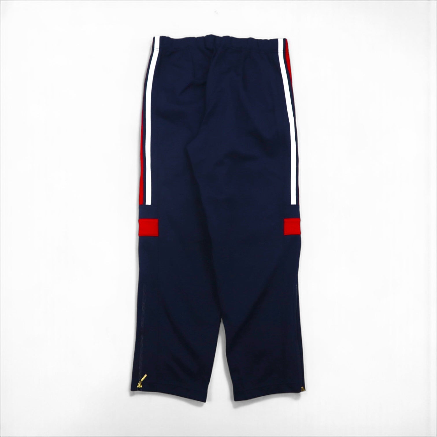 adidas 90s Descente Track Jersey Set, Size M, Stand Collar, Zippered Hem, and Slits